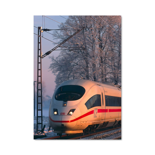 Poster Train de Glace
