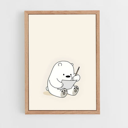 ap-ice bear-1 cadre Bois clair