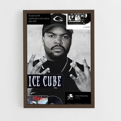 ap-ice cube-3 cadre Bois foncé