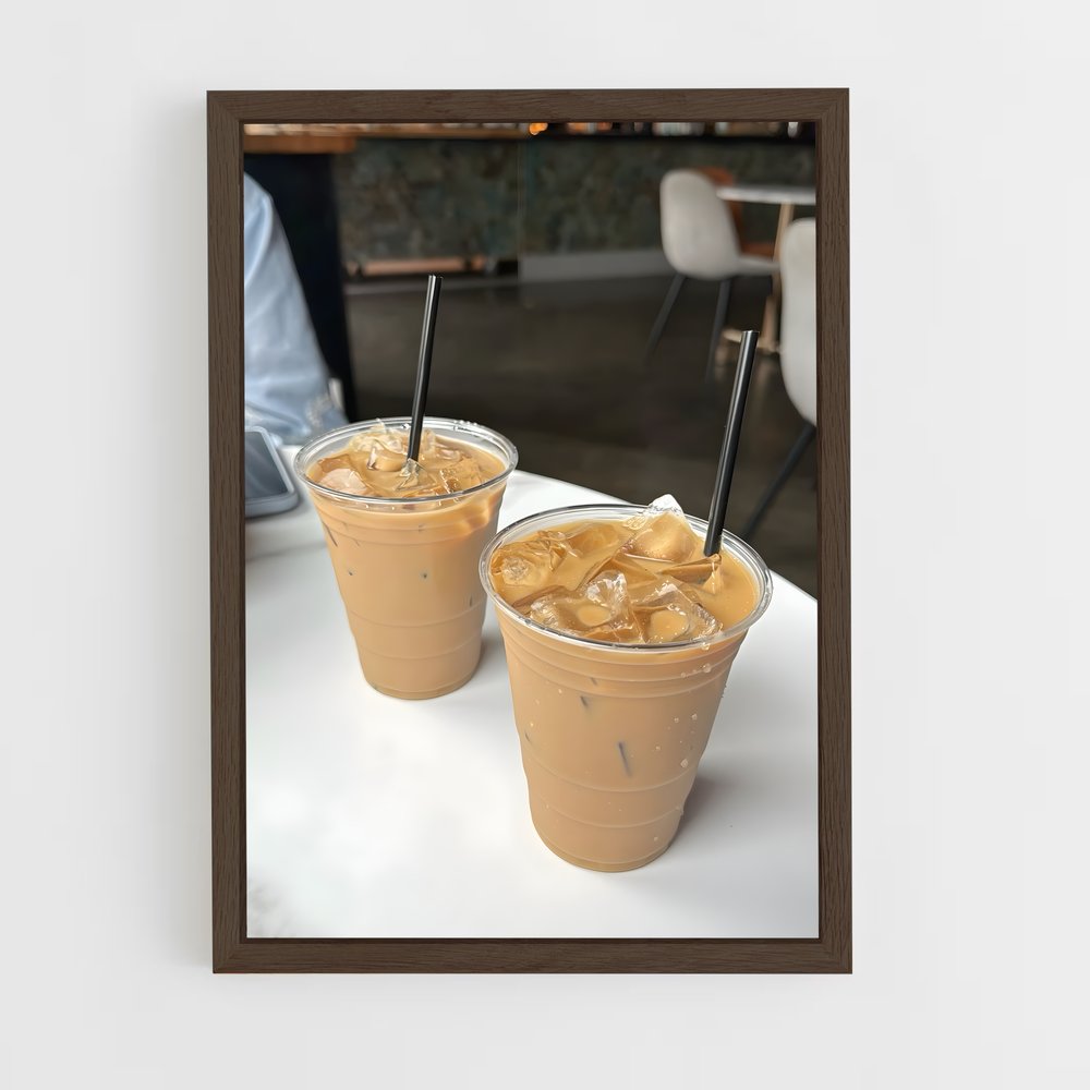 ap-iced coffee-3 cadre Bois foncé