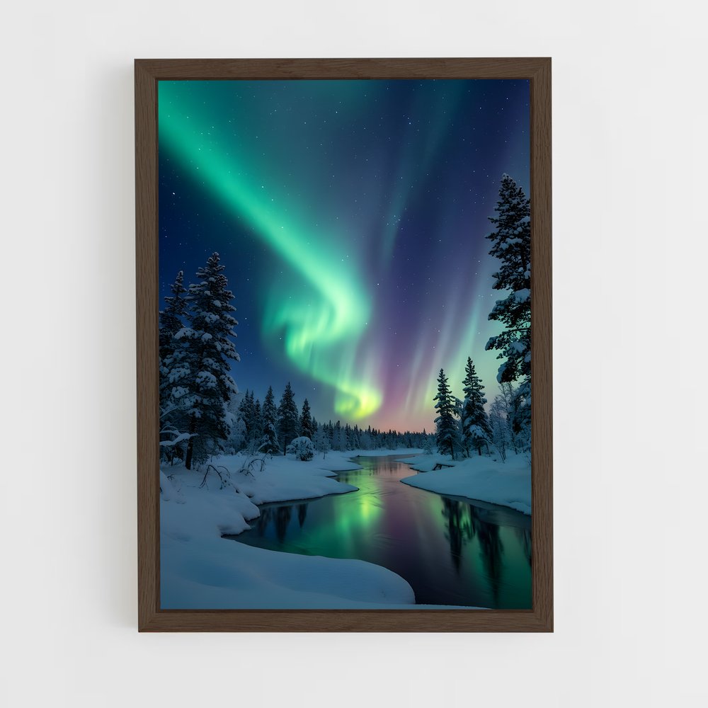 ap-iceland aurora-6 cadre Bois foncé