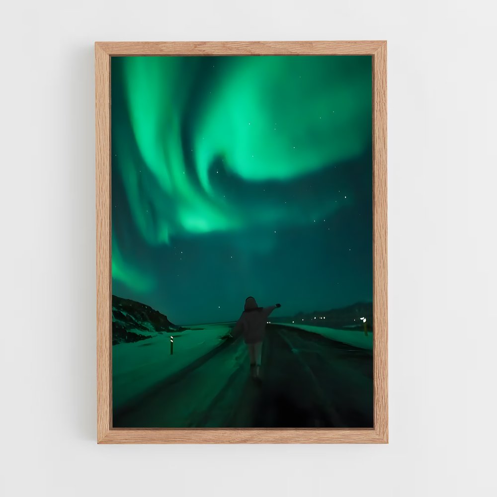 ap-iceland aurora-7 cadre Bois clair