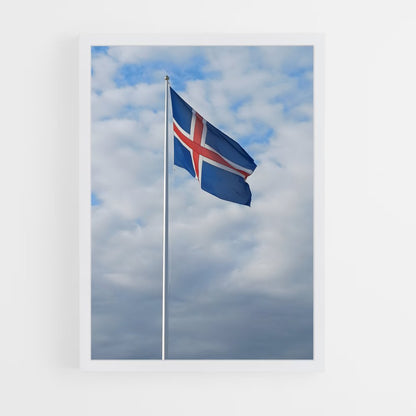 ap-iceland flag-1 cadre Blanc
