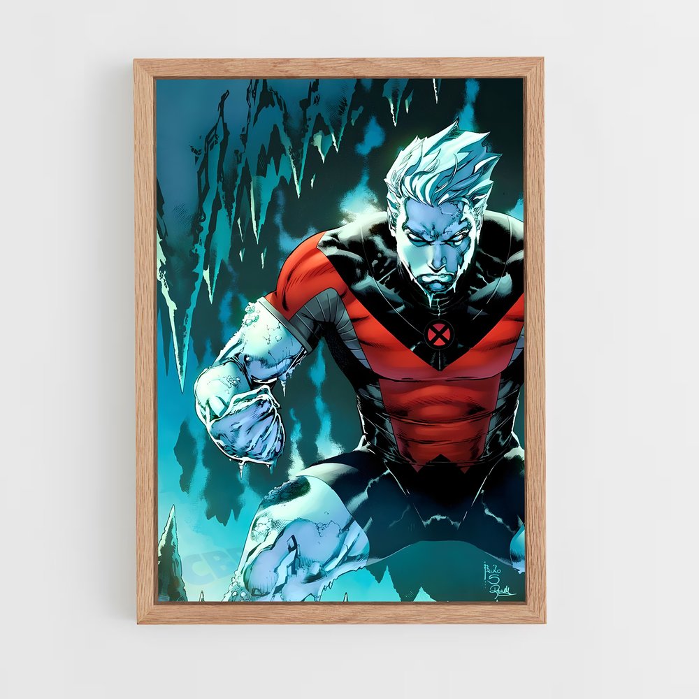 ap-iceman x-men-2 cadre Bois clair