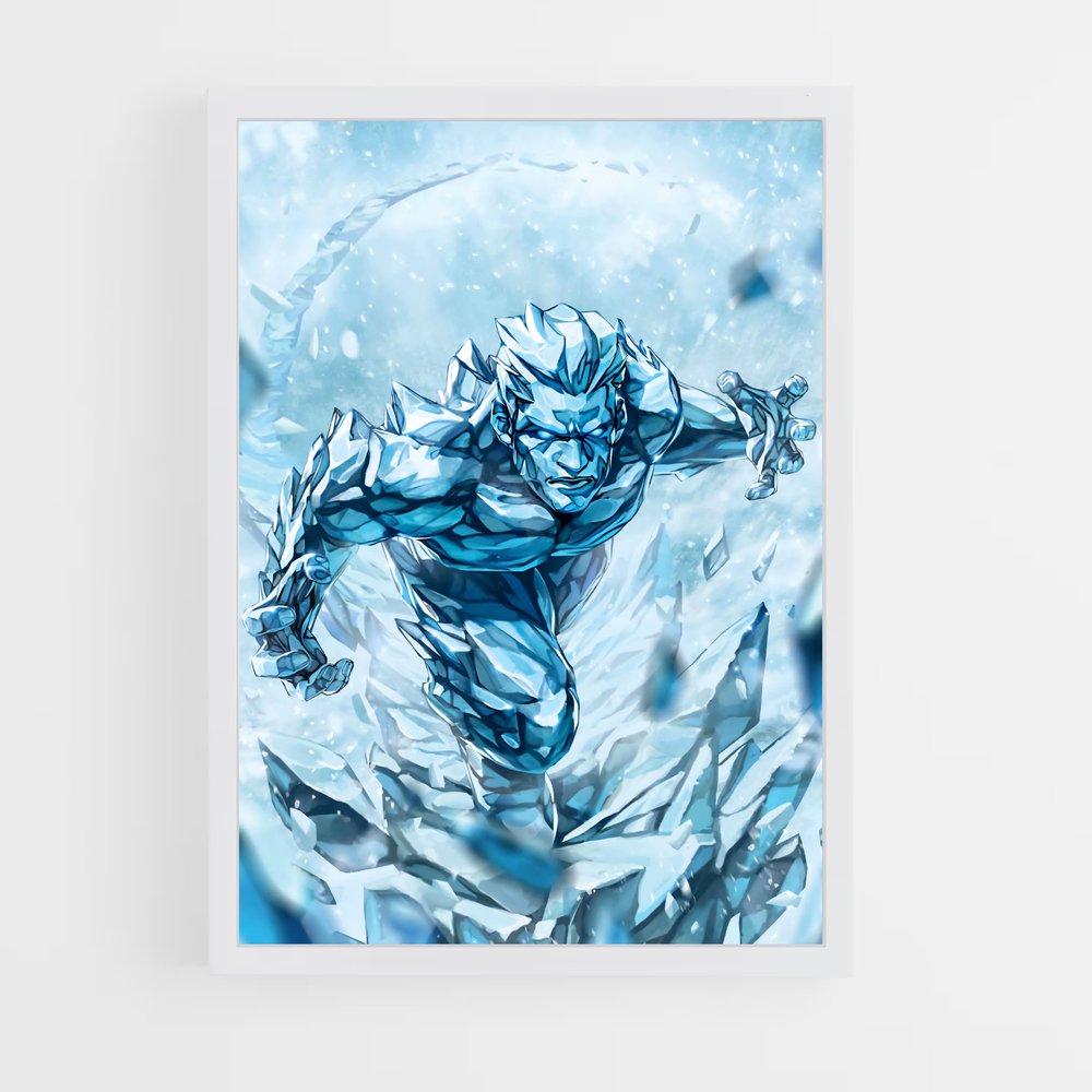 ap-iceman x-men-5 cadre Blanc
