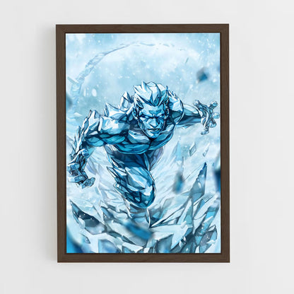 ap-iceman x-men-5 cadre Bois foncé