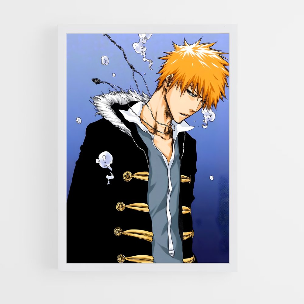 ap-ichigo kurosaki-1 cadre Blanc