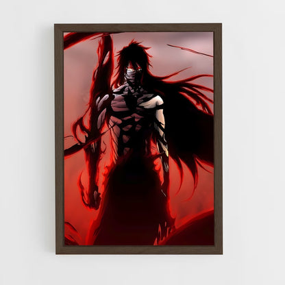 ap-ichigo kurosaki-8 cadre Bois foncé