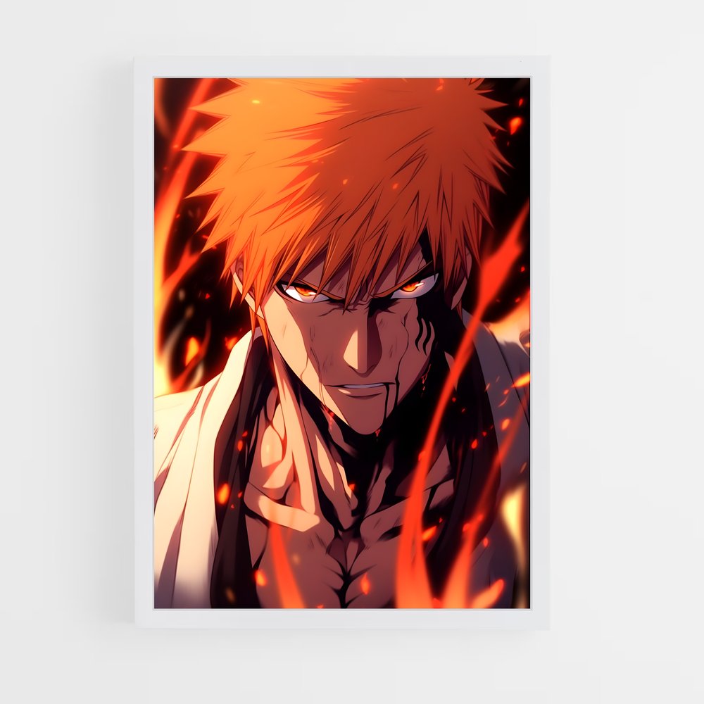 ap-ichigo kurosaki-9 cadre Blanc