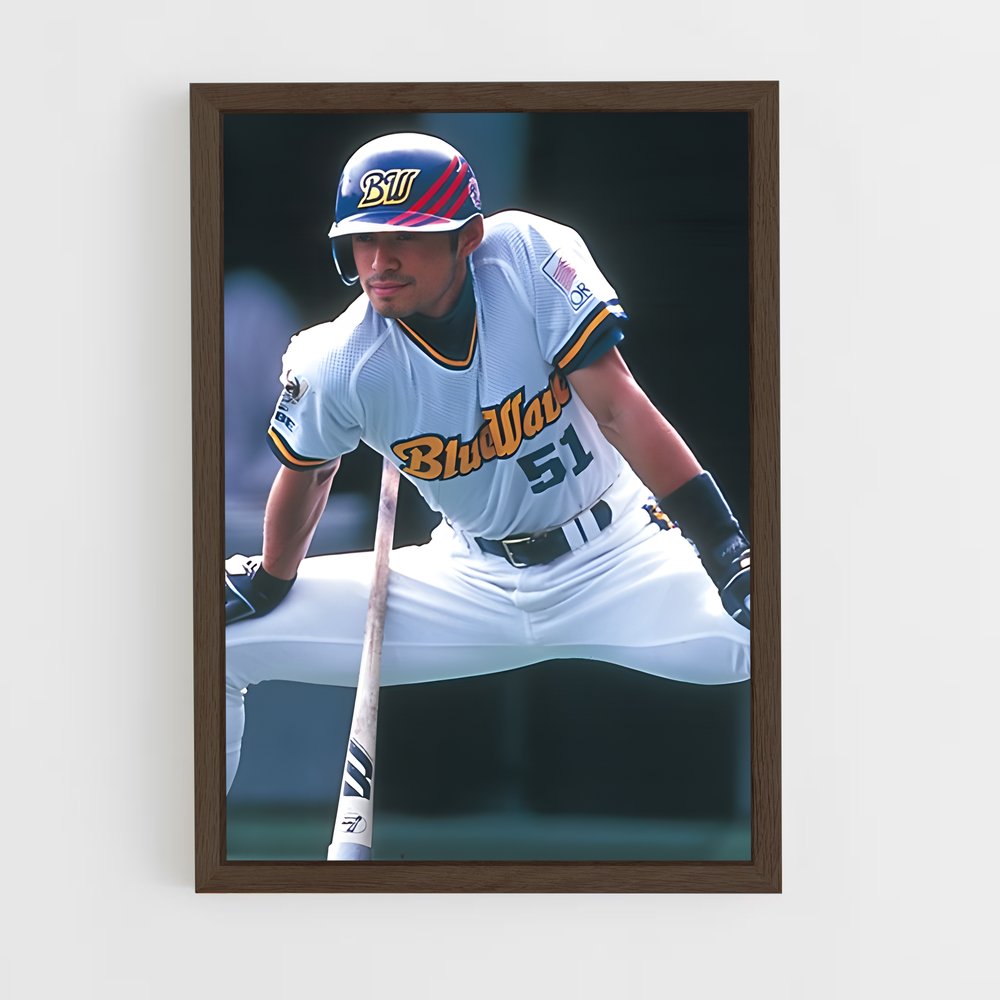 ap-ichiro suzuki-3 cadre Bois foncé