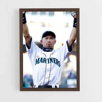 ap-ichiro suzuki-7 cadre Bois foncé