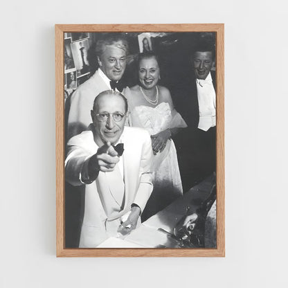 ap-igor stravinsky-5 cadre Bois clair
