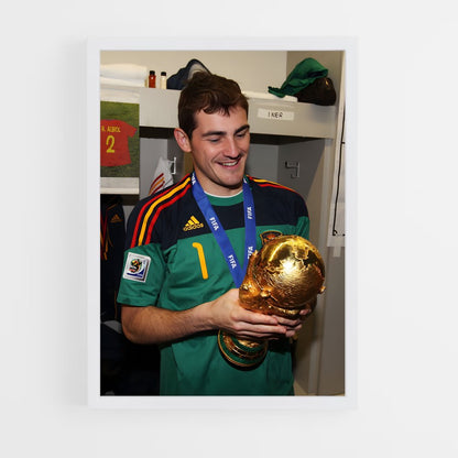 ap-iker casillas-10 cadre Blanc