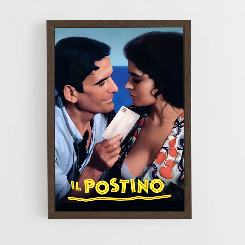 ap-il postino-2 cadre Bois foncé
