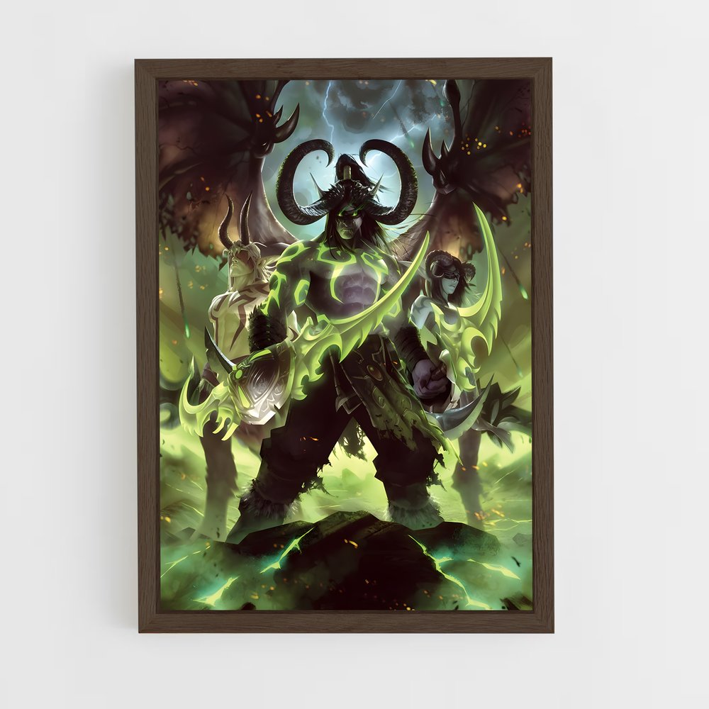 ap-illidan-11 cadre Bois foncé