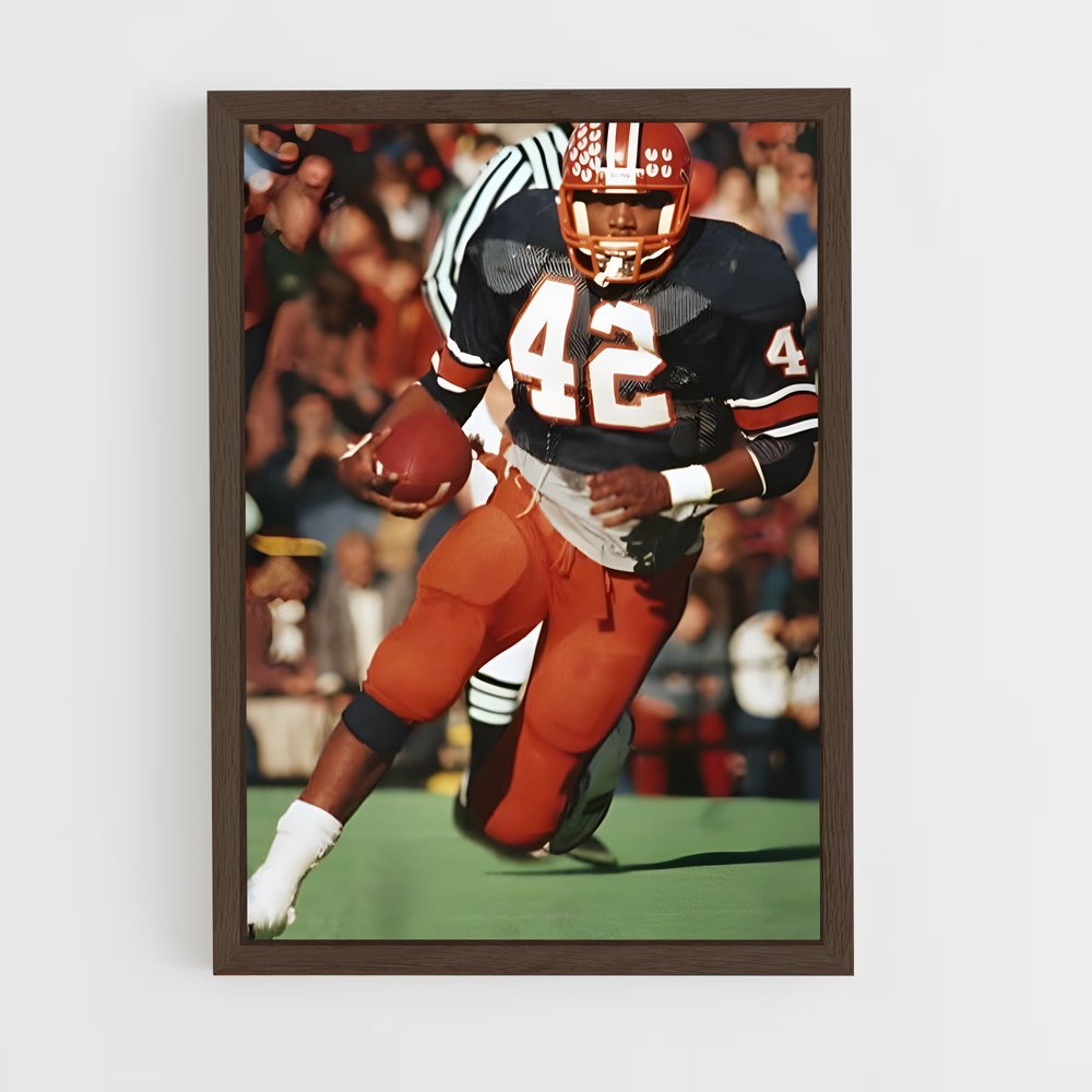 ap-illinois fighting illini-2 cadre Bois foncé