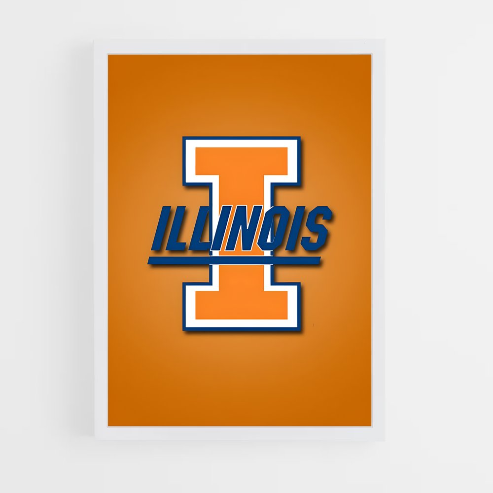 ap-illinois fighting illini-3 cadre Blanc