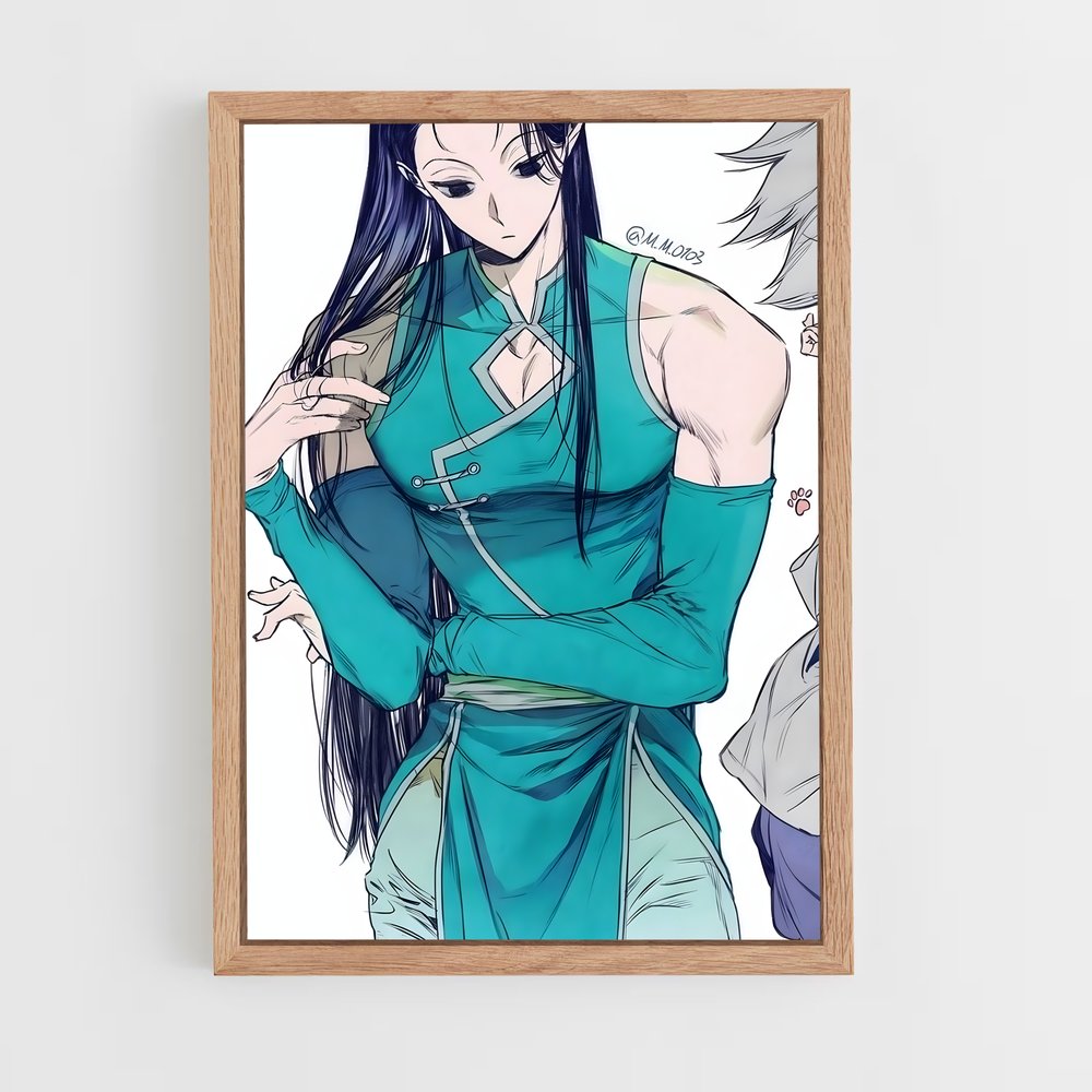 ap-illumi zoldyck-1 cadre Bois clair