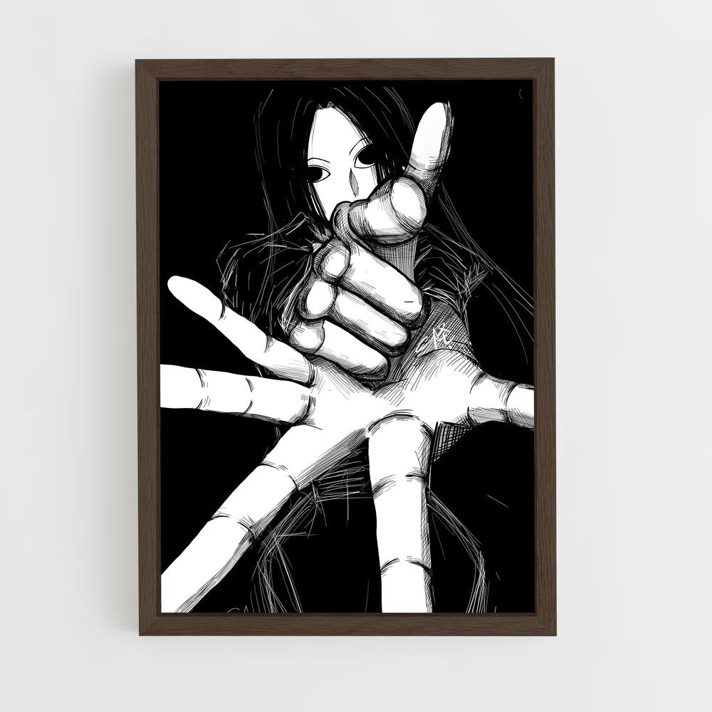 ap-illumi zoldyck-5 cadre Bois foncé