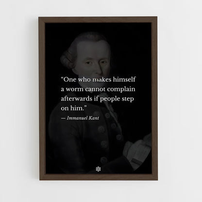 ap-immanuel kant-1 cadre Bois foncé