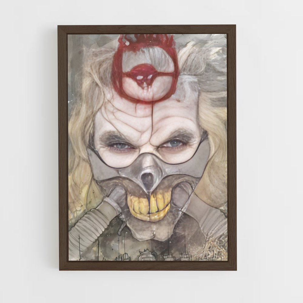 ap-immortan joe-4 cadre Bois foncé