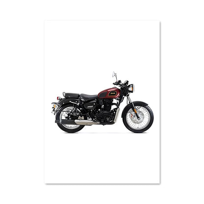 Poster Moto Épurée