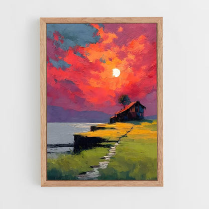 ap-impressionism-6 cadre Bois clair