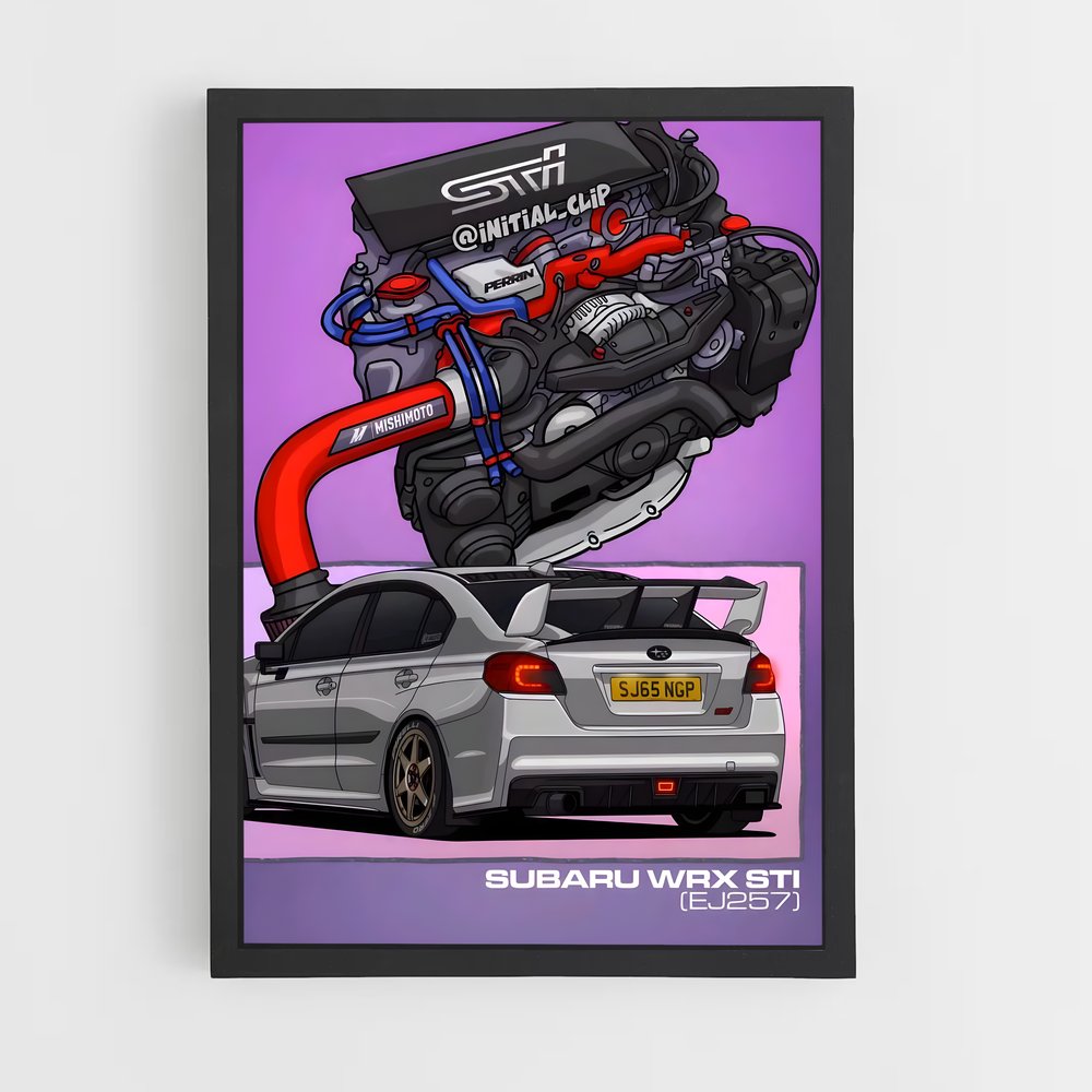 ap-impreza wrx sti-3 cadre Noir