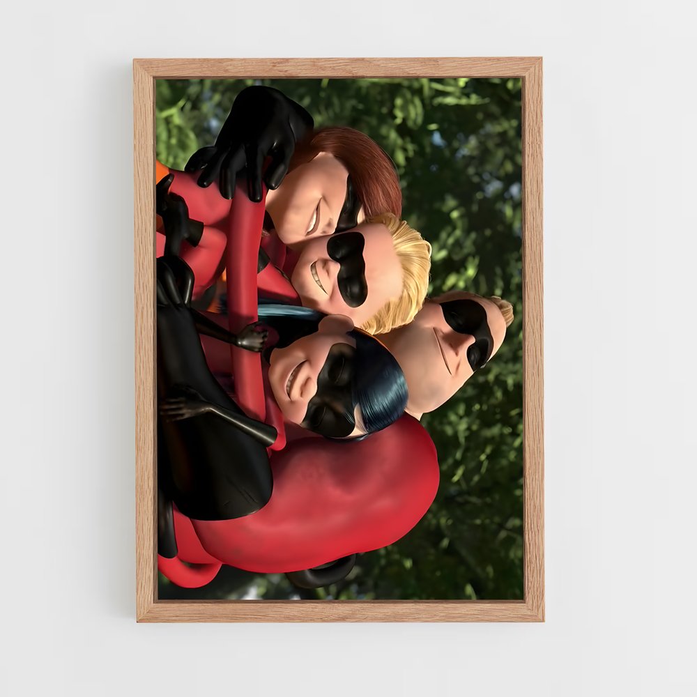 ap-incredibles-1 cadre Bois clair
