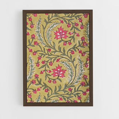 ap-indian patterns-4 cadre Bois foncé