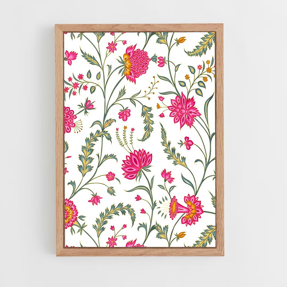 ap-indian patterns-6 cadre Bois clair