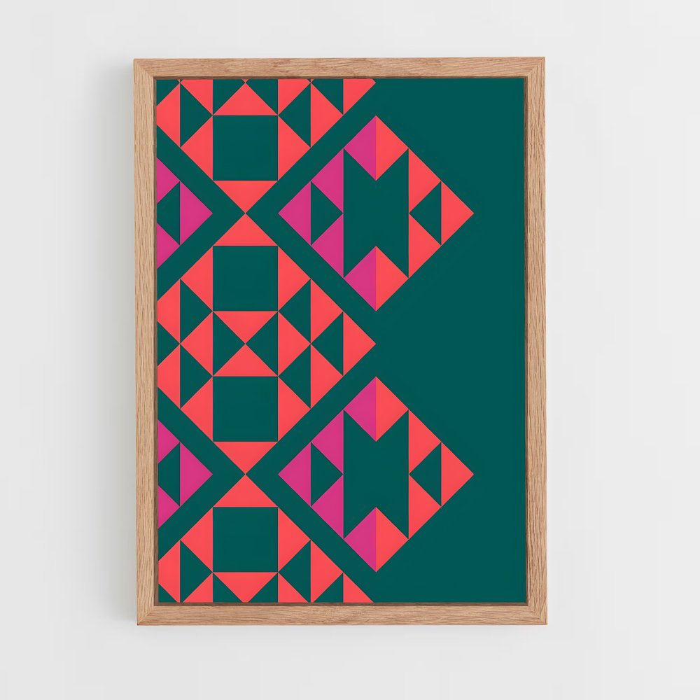 ap-indian patterns-7 cadre Bois clair