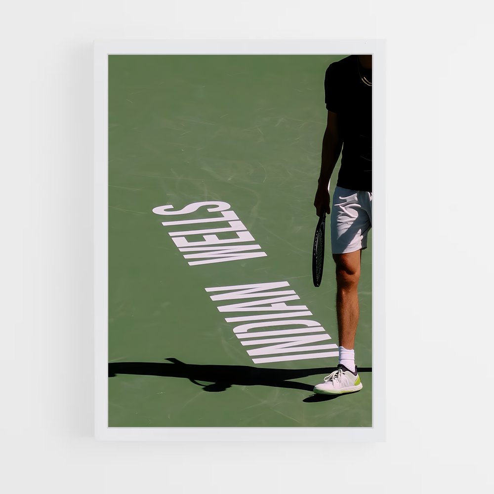 ap-indian wells tennis-2 cadre Blanc