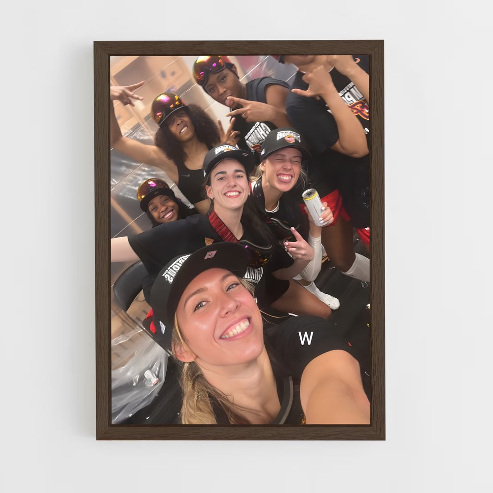 ap-indiana fever-2 cadre Bois foncé