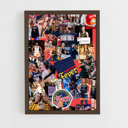 ap-indiana fever-3 cadre Bois foncé