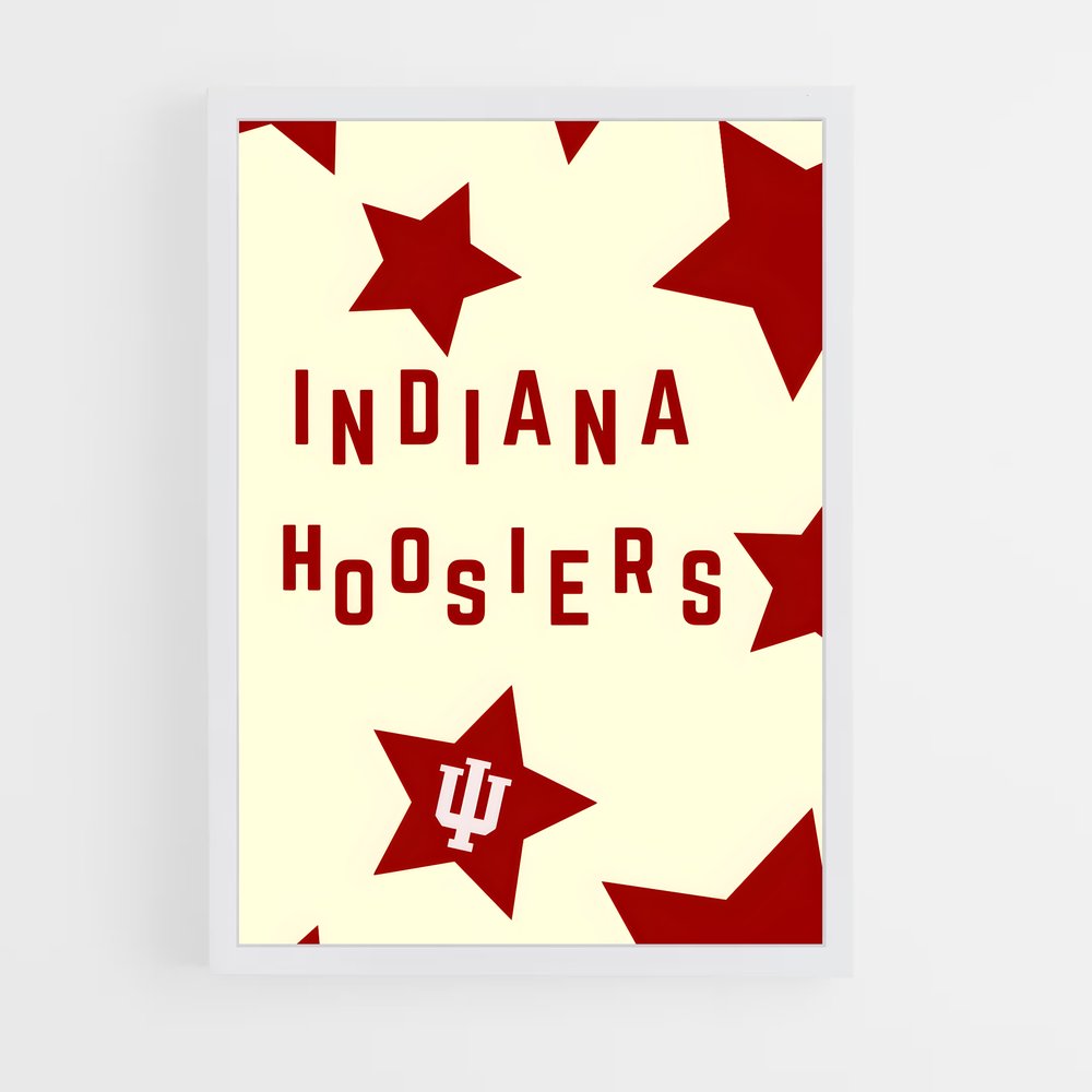 ap-indiana hoosiers-1 cadre Blanc