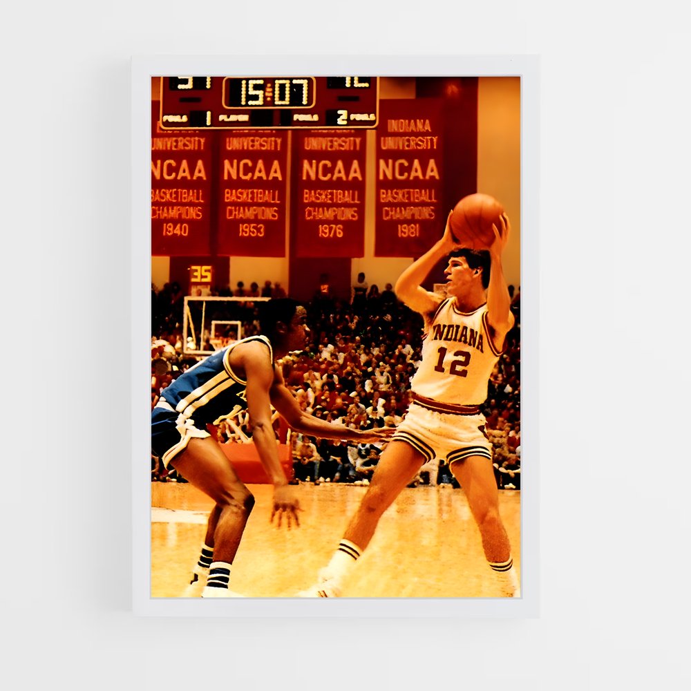 ap-indiana hoosiers-6 cadre Blanc