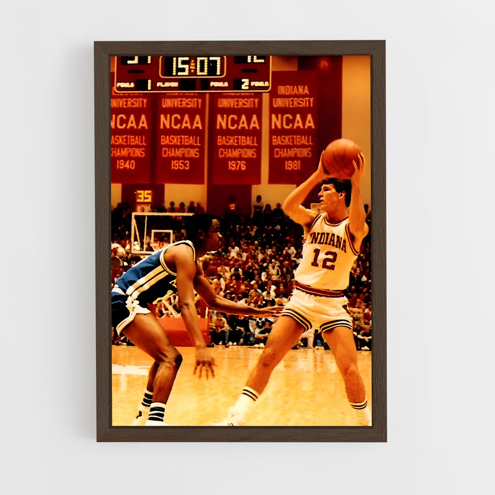 ap-indiana hoosiers-6 cadre Bois foncé