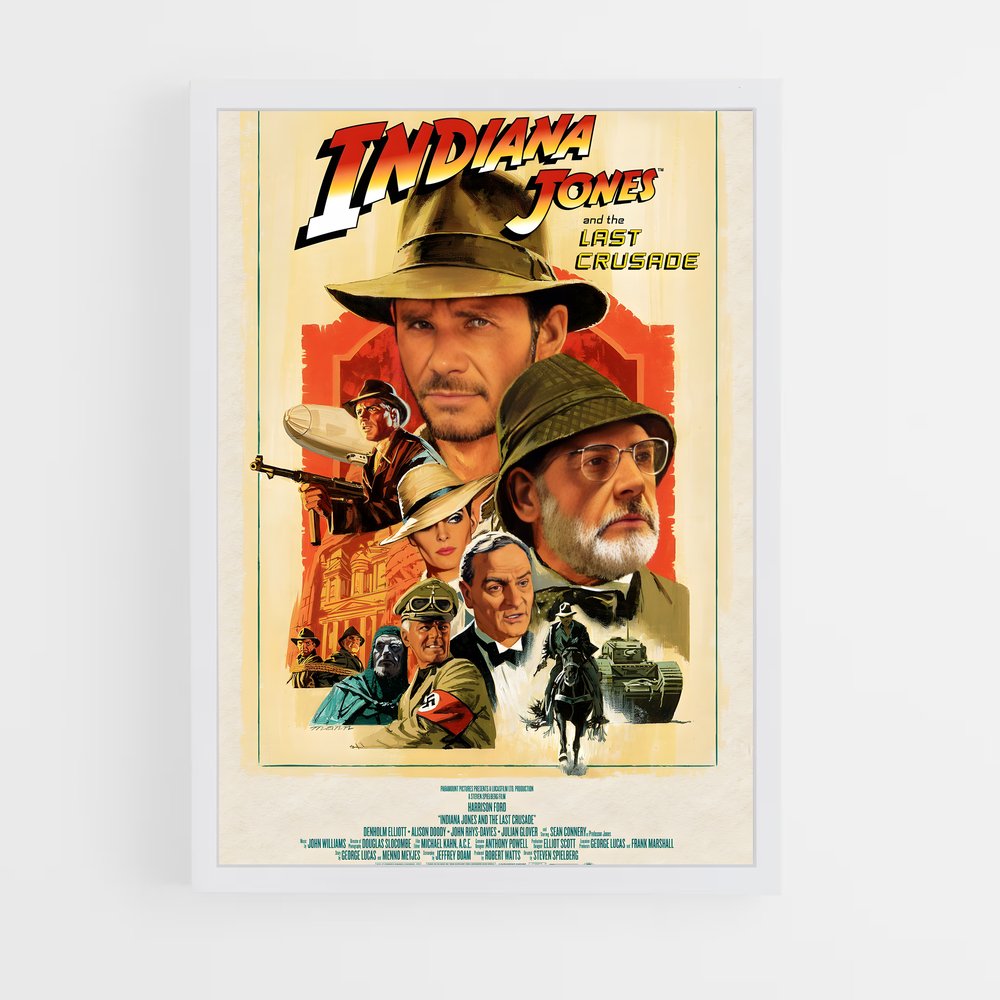 ap-indiana jones-10 cadre Blanc