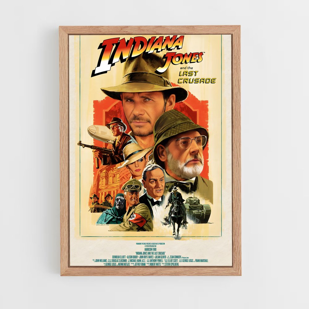 ap-indiana jones-10 cadre Bois clair