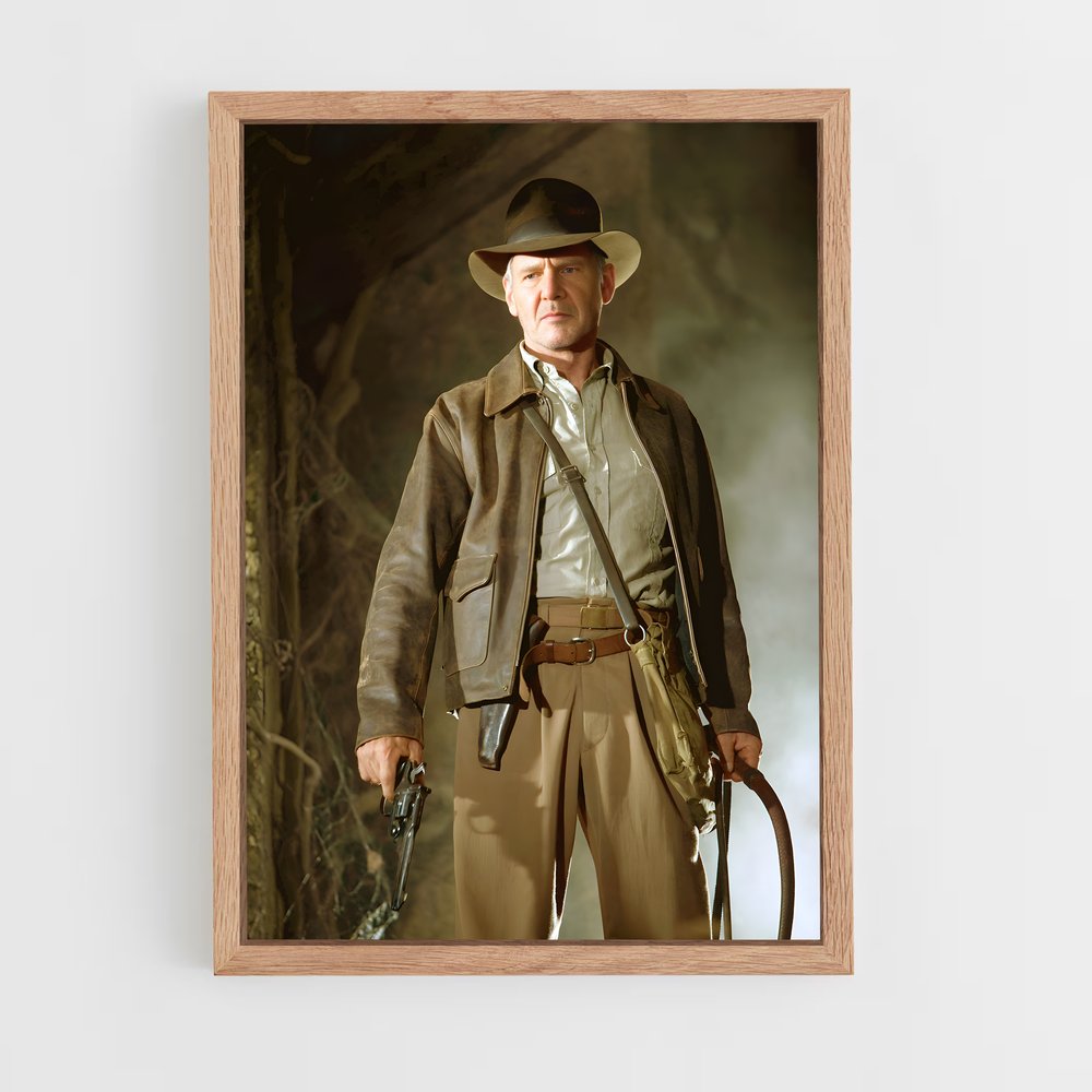 ap-indiana jones-3 cadre Bois clair