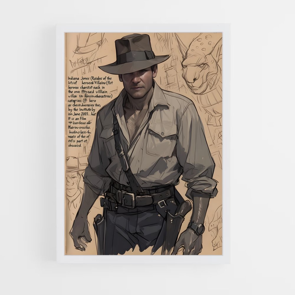 ap-indiana jones-6 cadre Blanc