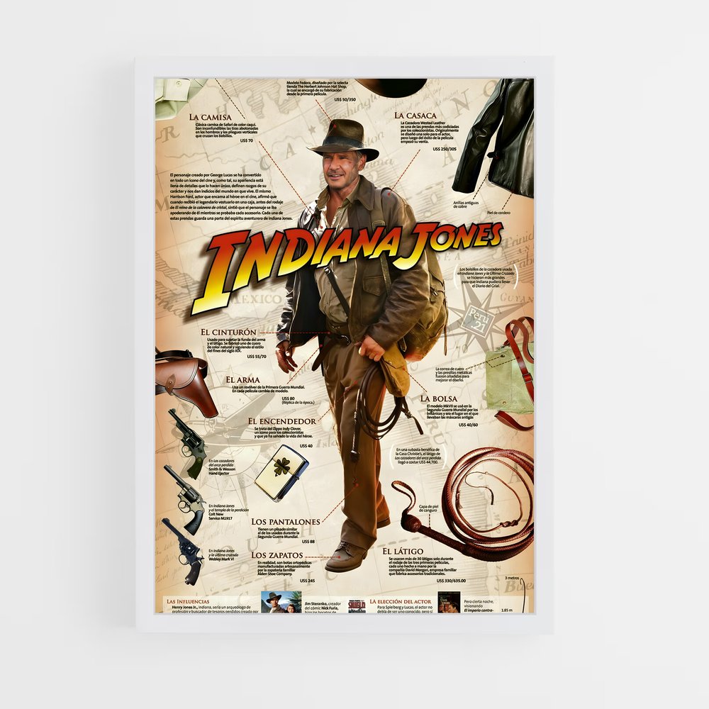 ap-indiana jones-7 cadre Blanc