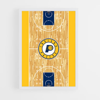 ap-indiana pacers-13 cadre Blanc