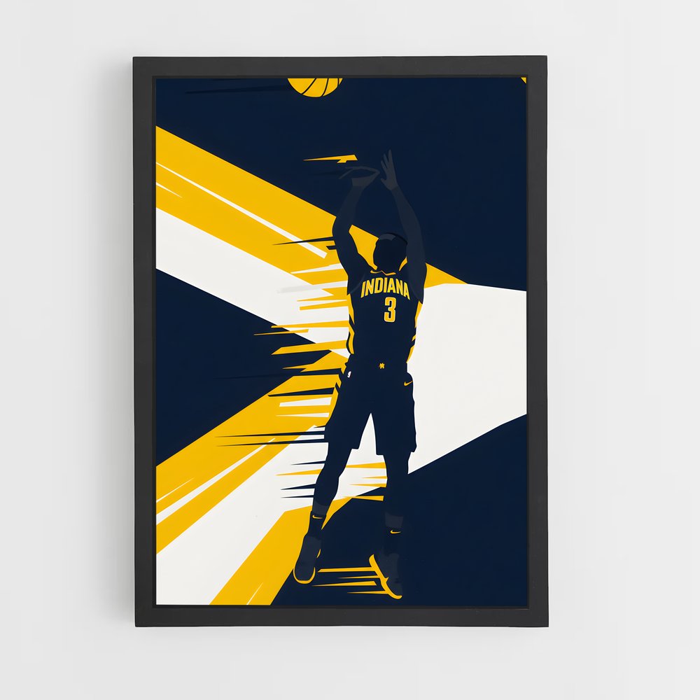 ap-indiana pacers-14 cadre Noir