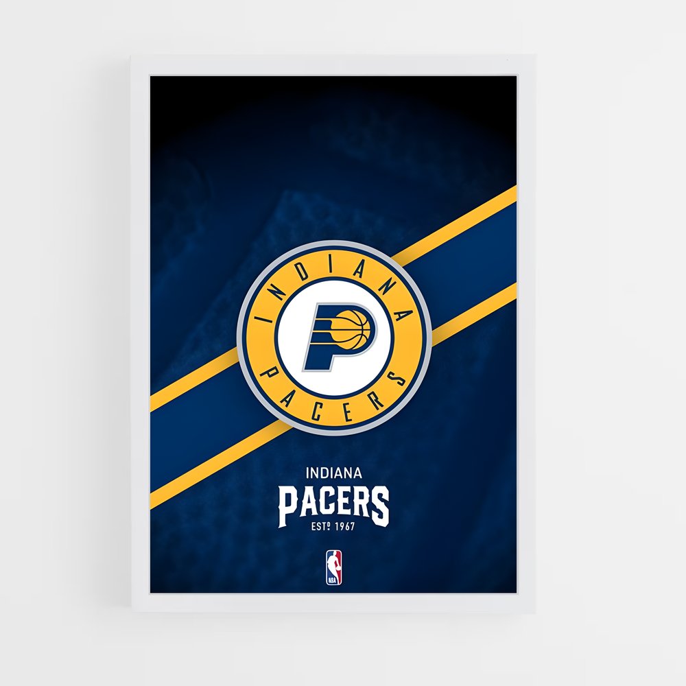 ap-indiana pacers-3 cadre Blanc