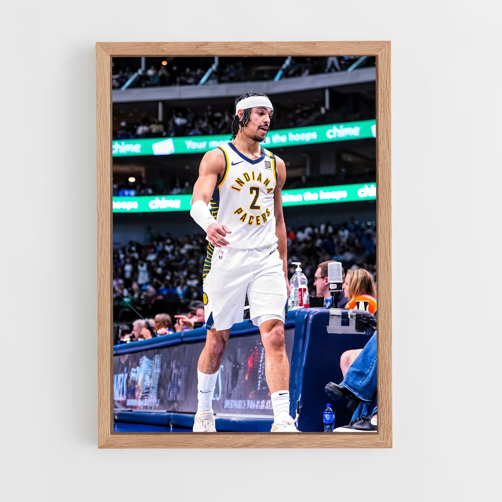ap-indiana pacers-4 cadre Bois clair