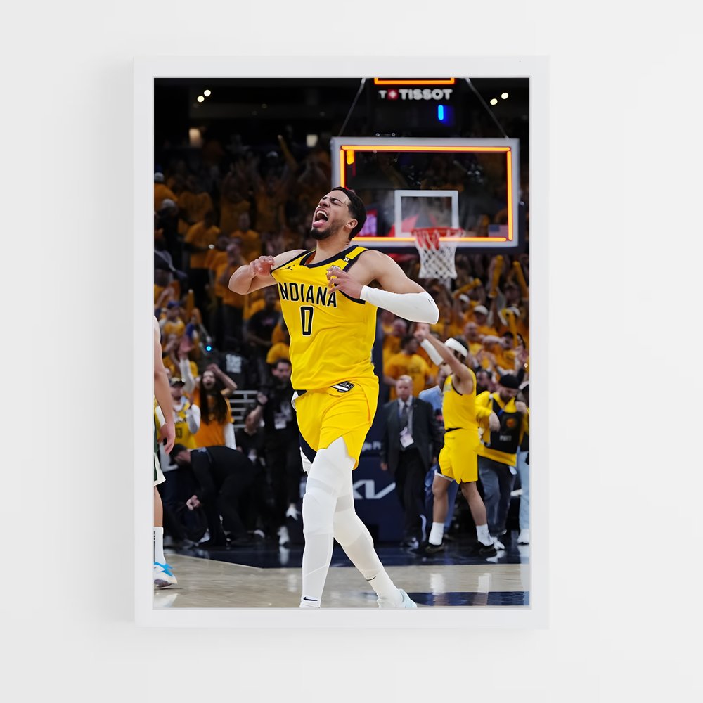 ap-indiana pacers-5 cadre Blanc