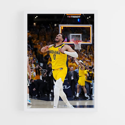 ap-indiana pacers-5 cadre Blanc