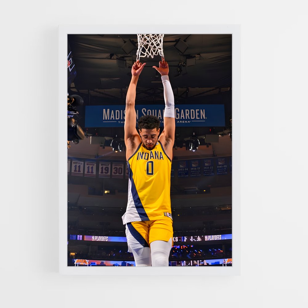 ap-indiana pacers-9 cadre Blanc